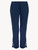 Trousers in blue modal with embroidered tulle_0