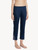 Trousers in blue modal with embroidered tulle_1