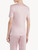 T-shirt in pink modal with embroidered tulle_2
