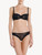 Balconette Bra in black Lycra with Leavers lace_1