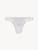 Brazilian Brief in off-white Lycra with Leavers lace_0