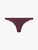 Thong in burgundy recycled Lycra_0