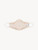 Pink silk georgette face covering with Frastaglio_0