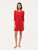 Short nightgown in garnet modal stretch with Leavers lace_1