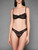 Bandeau Bra in black Italian Jacquard lace_1