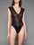 Bodysuit in black Italian Jacquard lace_1