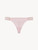 Lace thong in powder pink and sand_0