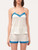 Short pajamas in cream silk stretch with lace_2