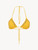 Triangle bikini top in yellow with logo_0