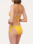 Triangle bikini top in yellow with logo_2