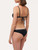 Brazilian bikini brief in black with logo_2