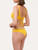 Brazilian bikini brief in yellow with logo_2