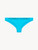 Brazilian bikini brief in turquoise with logo_0