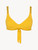 Underwired bikini top in yellow with logo_0