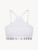 Halter Bralette in white stretch cotton_0