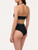 Halter Bralette in black stretch cotton_5