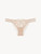 Brazilian brief in beige sheer stretch tulle_0