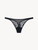 Thong brief in black stretch tulle_0