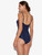 Underwired navy swimsuit with metallic embroidery_2