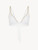 Triangle Bikini Top in white with metallic embroidery_0