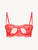 Red underwired bra with macramé_0