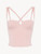 Padded corset in pink modal jersey_0