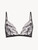 Triangle bra in black with French Leavers lace_0
