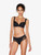 Push-up bra in black with French Leavers lace_1