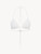 Triangle bikini top in White with with Soutache_0