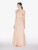 Long nightgown in earthy pink cotton voile_1