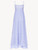 Long nightgown in violet cotton voile_0