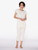 Pyjamas in off-white rayon_1