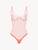 Bodysuit in hibiscus embroidered tulle_0