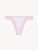 Brazilian Brief in pale pink Lycra with Leavers lace_0