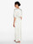 Off-white long silk robe with  macramé_2