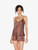 Chocolate Brown silk pajama shorts_3