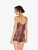 Chocolate Brown silk pajama shorts_4