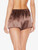 Chocolate Brown silk pajama shorts_2
