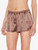 Chocolate Brown silk pajama shorts_1