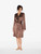 Silk short robe in Chocolate Brown_1