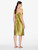 Silk midi nightdress in Olive_2