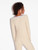 Cashmere Blend Ribbed Long-sleeved Top in Halo with Frastaglio_2