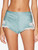 Almond silk sleep shorts with frastaglio_1