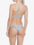 Leavers lace Thong in Grey Blue_0