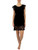 T-shirt Dress in Black with lace_0
