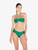 Bandeau Bikini Top in green_3