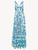 Blue Printed Maxi Dress_0