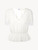 Off-white modal t-shirt with Leavers lace_0