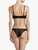 Push-up bra in black silk-georgette with macramè trim_2
