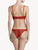Brazilian briefs in red silk-georgette with macramè trim_2